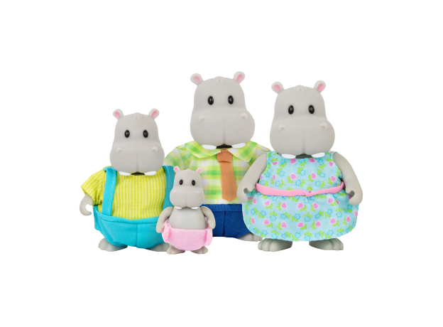 خانواده 4 نفری اسب های آبی Li'l Woodzeez مدل Riverdipper, image