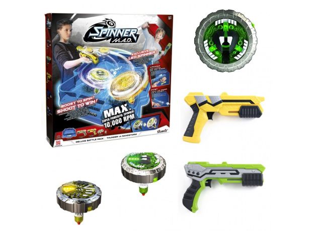 تفنگ دوقلو Spinner M.A.D مدل Deluxe Battle Pack, image