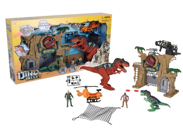ست بازی شکارچیان دایناسور Dino Valley مدل Dino Gate Breakout, image