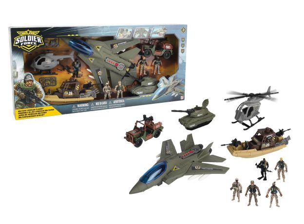ست بازی جت جنگنده سربازهای Soldier Force مدل Military Vehicle, image