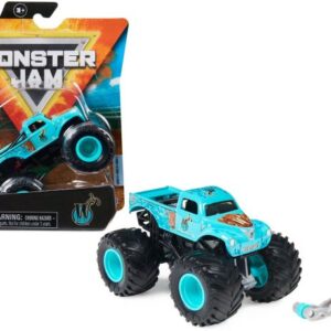 ماشین Monster Jam مدل W با مقیاس 1:64 به همراه پایه