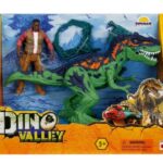 ست بازی شکارچیان دایناسور Dino Valley مدل Ranger and Dinosaur, تنوع: 542015-Dinosaur Set Green, image