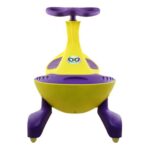 سهچرخه لوپ کار با چرخهای چراغ دار مدل زرد بنفش, image 5