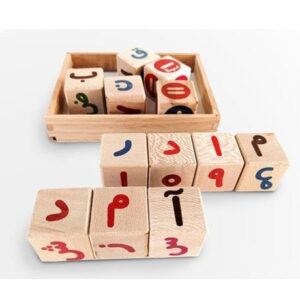 بازی الفبا و اعداد فارسی چوبی سپتا
