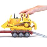 تریلی Scania به همراه بولدوزر CAT برودر Bruder, image 4
