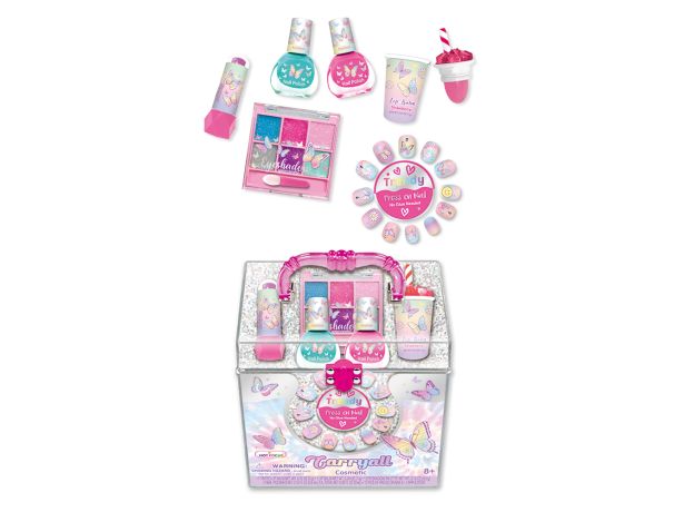 پک لوازم آرایشی Carry All Cosmetic مدل پروانه ای, image
