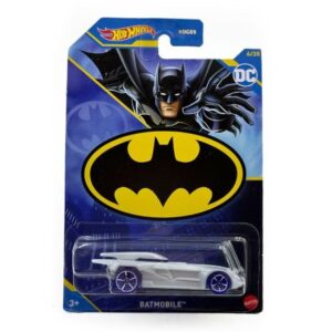 پک تکی ماشین Hot Wheels سری Batman مدل Batmobile سفید