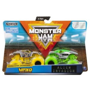 ماشین‌های دوقلو Monster Jam مدل Max-D & Alien Invasion با مقیاس 1:64, image
