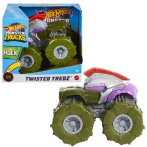 پک تکی ماشین 13 سانتی Hot Wheels سری Monster Truck مدل Marvel Hulk