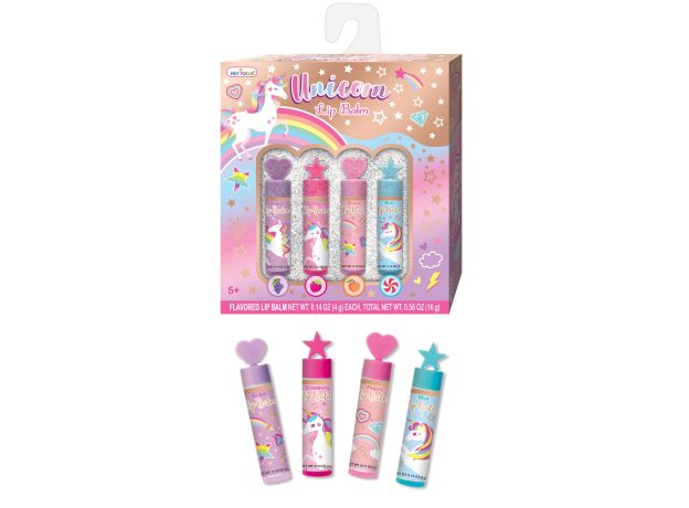 پک 4 تایی رژلب یونیکورنی, image