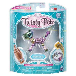 پک تکی دستبند درخشان Twisty Petz مدل Glowy Kitty
