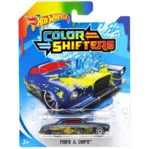 ماشین تغییر رنگ دهنده Hot Wheels سری Colour Shifters مدل Fish’D & Chip’d