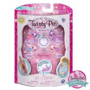 پک 4 تایی دستبندهای درخشان Twisty Petz مدل Koala & Puppy, image