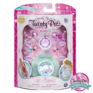 پک 4 تایی دستبندهای درخشان Twisty Petz مدل Pony & Puppy, image