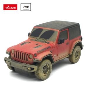 ماشین کنترلی جیپ Wrangler Rubicon گل آلود راستار با مقیاس 1:24, image