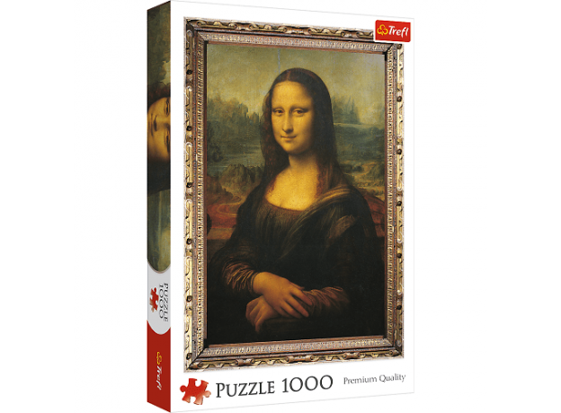 پازل 1000 تکه ترفل مدل مونالیسا اثر داوینچی, image