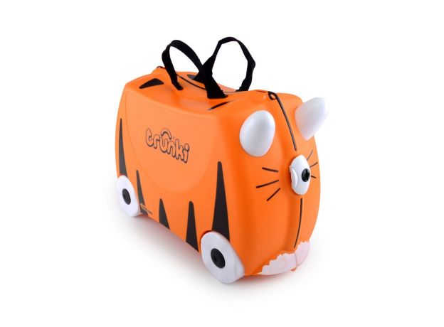 چمدان چرخ‌دار ببر نارنجی Trunki, image