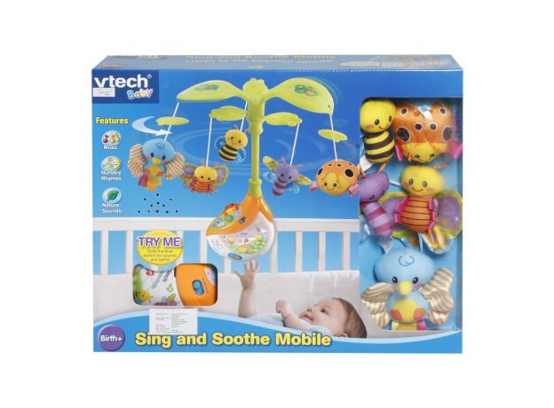 آویز تخت مدل Musical Light Bean Mobile (VTECH), image
