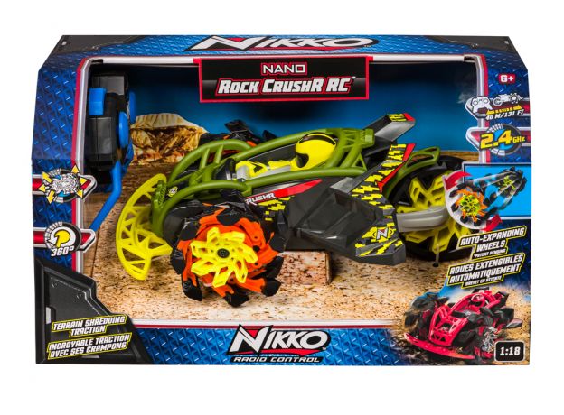 ماشین کنترلی 28 سانتی Nano Rock CrushR مدل سبز, image