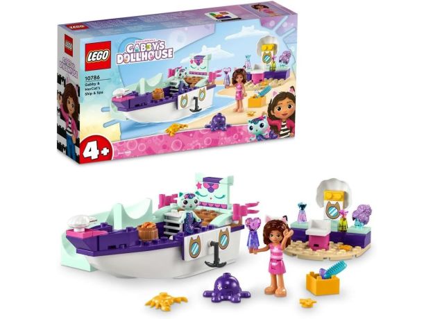 لگو خانه عروسکی گبی مدل گبی و مرکت در کشتی و سالن اسپا (10786), image