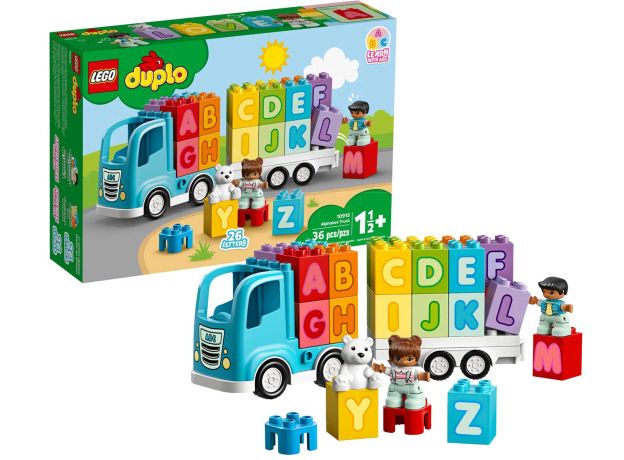 لگو دوپلو مدل کامیون حمل حروف الفبا انگلیسی (10915), image