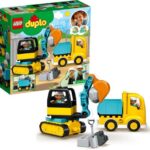 لگو دوپلو مدل کامیون و بیل مکانیکی (10931), image