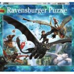 پازل 100 تکه راونزبرگر مدل انیمیشن چگونه اژدهای خود را تربیت کنیم, image