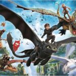 پازل 100 تکه راونزبرگر مدل انیمیشن چگونه اژدهای خود را تربیت کنیم, image 2