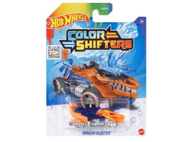 ماشین تغییر رنگ دهنده Hot Wheels سری Colour Shifters مدل Dragon Blaster, image