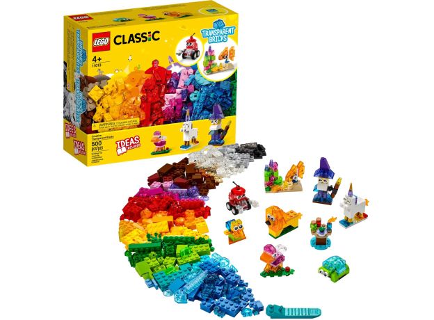 لگو کلاسیک مدل جعبه خلاقیت با آجرهای شفاف (11013), image
