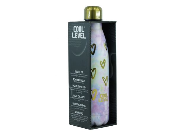 قمقمه آلومینیومی 500 میلی لیتری Cool Level مدل Hearty Style, image