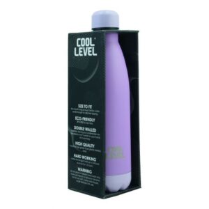 قمقمه آلومینیومی 500 میلی لیتری Cool Level مدل بنفش