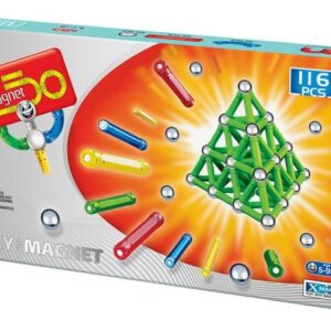 ست بازی مگنتی 116 تایی کلاسیک پلی مگنت, image