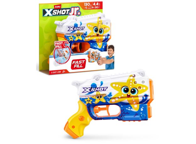 تفنگ آبپاش کودکانه ایکس شات X-Shot jr سری Fast Fill مدل ستاره دریایی, تنوع: 118143 - ستاره دریایی, image