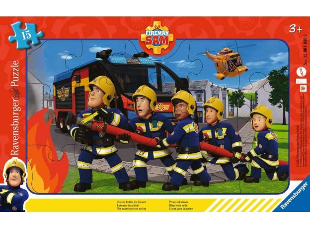 پازل 15 تکه راونزبرگر مدل آتش نشان سام, image