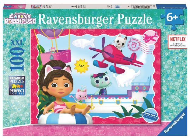 پازل 100 تکه راونزبرگر مدل خانه عروسکی گبی, image