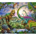 پازل 200 تکه راونزبرگر مدل در قلمرو دایناسور ها, image 2