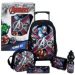 ست 5 در 1 کوله پشتی چرخدار 46 سانتی Avengers, image