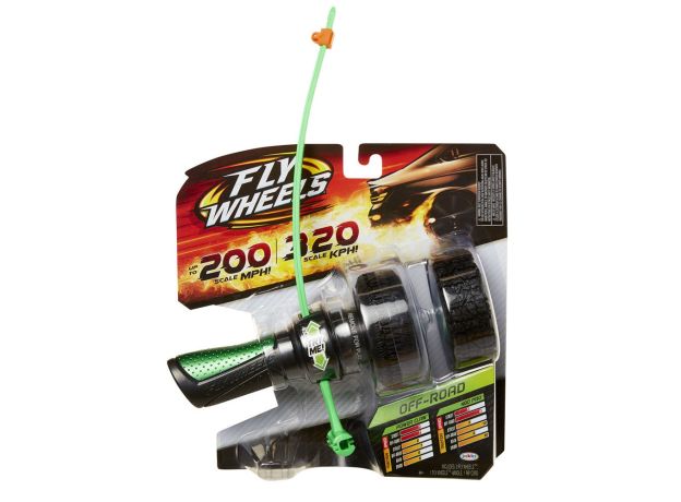 پک دو تایی چرخ های مسابقه ای پرنده Fly Wheels سری Street مدل مشکی سبز, image