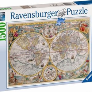 پازل 1500 تکه راونزبرگر مدل نقشه جهان 1594, image