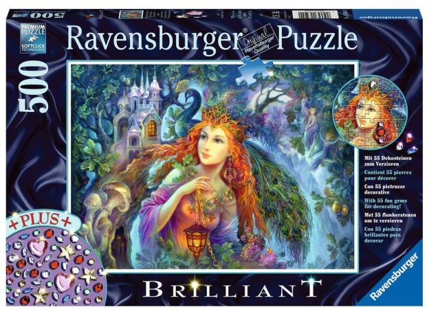 پازل 500 تکه راونزبرگر مدل پری جادویی به همراه نگین, image