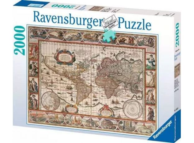 پازل 2000 تکه راونزبرگر مدل نقشه جهان, image