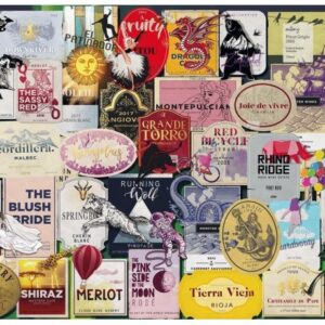 پازل 1000 تکه راونزبرگر مدل برچسب های نوشیدنی