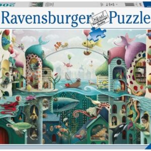 پازل 2000 تکه راونزبرگر مدل اگر ماهی می توانست راه برود, image