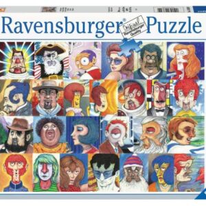 پازل 500 تکه راونزبرگر مدل چهره های مختلف, image