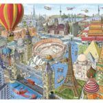 پازل 1000 تکه راونزبرگر مدل دور دنیا در 80 روز, image 2