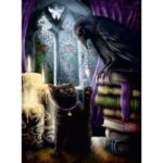 پازل 500 تکه راونزبرگر مدل گربه سیاه و کلاغ, image 3