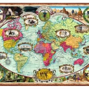 پازل 1000 تکه راونزبرگر مدل نقشه جهان