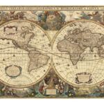 پازل 5000 تکه راونزبرگر مدل نقشه آنتیک کره زمین, image 2