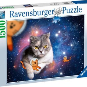 پازل 1500 تکه راونزبرگر مدل گربه فضایی